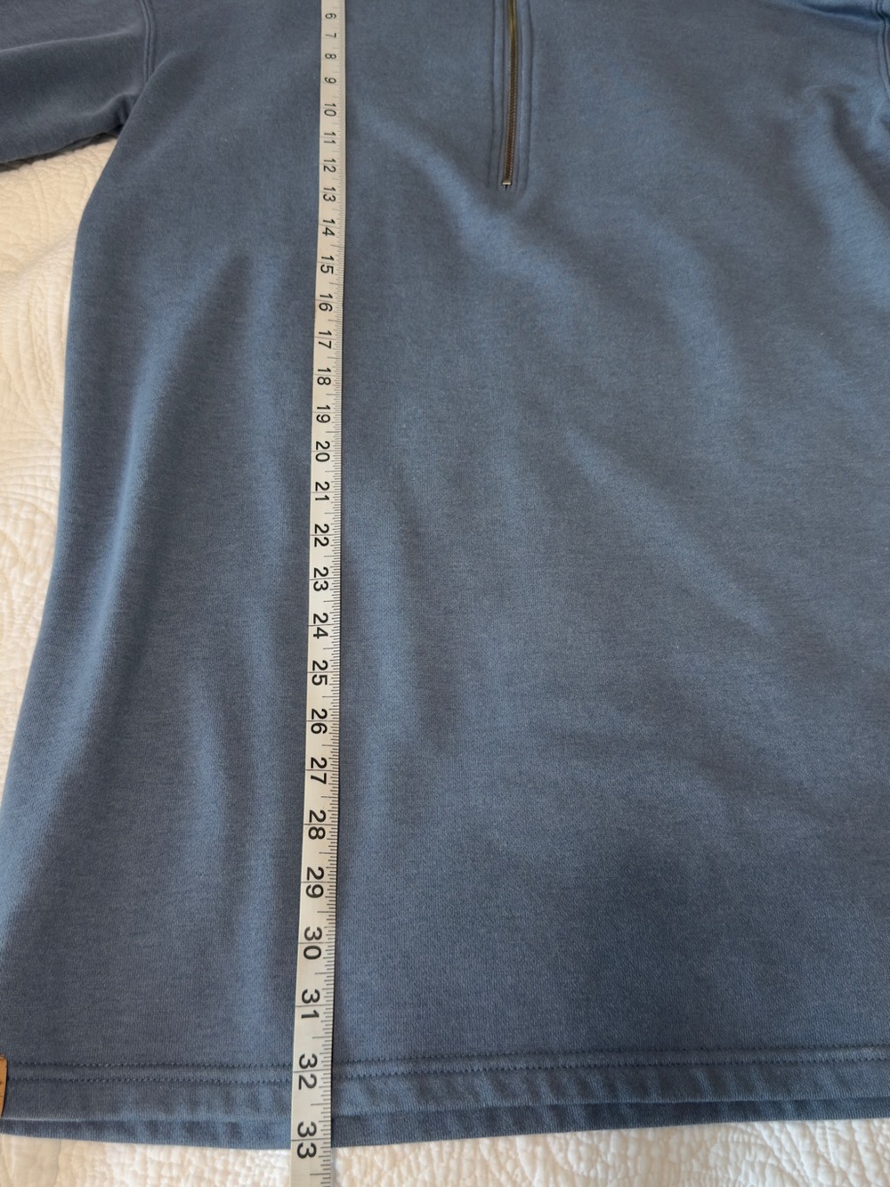 Tentree 1/4 Zip Fleece Oversized Dress Womens Small Vintage Blue - Picture 11 of 12